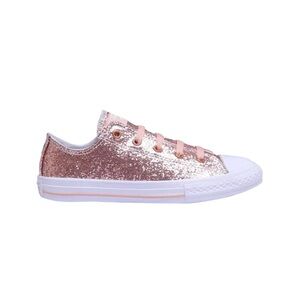 Chuck Taylor All Star Low GS 'Dusk Pink Glitter' NEW juniors 6 women’s 8-8.5